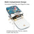 VONMAY Small Crossbody Bags for Women Lightweight Phone Wallet Purses Handbags Wide Strap Cross Body Purse