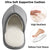 VONMAY Men's Suede Closed Toe Scuff Slipper Comfy Memory Foam Clog Lightweight Warm House Bedroom Shoes