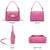 VONMAY Women Small Crossbody Bag Studded Evening Bags Clutch Purse Satchel Handbag for Wedding/Prom/Cocktail Party