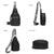 VONMAY Small Crossbody Bags for Women Sling Bag Purses Lightweight Chest Handbags Backpack for Hiking Cycling Work Travel