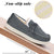 VONMAY Kids Slippers Boys Girls Moccasins House Shoes with Comfy Faux Fur Lining Memory Foam Slipper