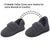 VONMAY Men's Fuzzy Slippers Boots Memory Foam Booties Comfy House Shoes Indoor Outdoor