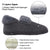 VONMAY Men's Fuzzy Slippers Boots Memory Foam Booties Comfy House Shoes Indoor Outdoor