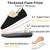 VONMAY Men's Faux Fur Suede House Bootie Slippers Memory Foam Slippers Anti-Skid Winter Boot Indoor Outdoor