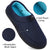 VONMAY Men's Slippers Memory Foam House Shoes Indoor Outdoor Adjustable Breathable Closed Back