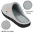 VONMAY Men's Slippers Two-Tone Cozy House Shoes Open Back Memory Foam Slippers Indoor Outdoor