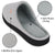 VONMAY Women's Slippers Two-Tone Cozy House Shoes Open Back Memory Foam Slippers Indoor Outdoor