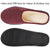 VONMAY Women's Slippers Two-Tone Cozy House Shoes Open Back Memory Foam Slippers Indoor Outdoor