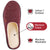 VONMAY Women's Slippers Two-Tone Cozy House Shoes Open Back Memory Foam Slippers Indoor Outdoor