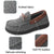 VONMAY Men's Moccasins Slippers Loafer House Shoes with Cozy Memory Foam for Indoor Outdoor Closed Back