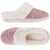 VONMAY Women's Comfy Slippers Fuzzy House Shoes Memory Foam Slip-on Indoor Outdoor