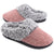 VONMAY Women's Slippers Chenille Knit Slip-on Soft House Shoes Memory Foam Indoor Outdoor