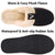 VONMAY Men's Comfy Fuzzy House Slipper Scuff Memory Foam Slip on Warm Moccasin Style Indoor Outdoor