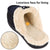 VONMAY Men's Comfy Fuzzy House Slipper Scuff Memory Foam Slip on Warm Moccasin Style Indoor Outdoor
