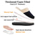 VONMAY Men's Comfy Fuzzy House Slipper Scuff Memory Foam Slip on Warm Moccasin Style Indoor Outdoor