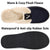 VONMAY Men's Comfy Fuzzy House Slipper Scuff Memory Foam Slip on Warm Moccasin Style Indoor Outdoor