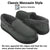 VONMAY Men's Moccasin Slippers Fuzzy House Shoes Fleece Home Memory Foam Indoor Outdoor
