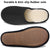 VONMAY Men's Suede Closed Toe Scuff Slipper Comfy Memory Foam Clog Lightweight Warm House Bedroom Shoes