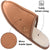 VONMAY Men's Suede Closed Toe Scuff Slipper Comfy Memory Foam Clog Lightweight Warm House Bedroom Shoes