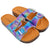 VONMAY Women's Cork Slides Flat Summer Sandals Comfortable Footbeds Buckle Adjustable Slip on with 2 Straps