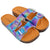 VONMAY Women's Cork Slides Flat Summer Sandals Comfortable Footbeds Buckle Adjustable Slip on with 2 Straps