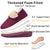 VONMAY Women's Faux Fur Suede House Bootie Slippers Memory Foam Slippers Anti-Skid Winter Boot Indoor Outdoor
