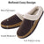 VONMAY Men's Slippers Fuzzy House Shoes Memory Foam Slip On Clog Plush Wool Fleece Garden Shoes