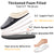 VONMAY Men's Slippers Fuzzy House Shoes Memory Foam Slip On Clog Plush Wool Fleece Garden Shoes