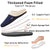VONMAY Men's Slippers Fuzzy House Shoes Memory Foam Slip On Clog Plush Wool Fleece Garden Shoes
