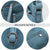 VONMAY Large Crossbody Bags for Women Triple Zip Pocket Cross Body Purses and Handbags