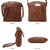VONMAY Large Crossbody Bags for Women Triple Zip Pocket Cross Body Purses and Handbags