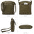 VONMAY Large Crossbody Bags for Women Triple Zip Pocket Cross Body Purses and Handbags