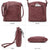 VONMAY Large Crossbody Bags for Women Triple Zip Pocket Cross Body Purses and Handbags
