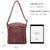 VONMAY Large Crossbody Bags for Women Triple Zip Pocket Cross Body Purses and Handbags