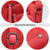 VONMAY Large Crossbody Bags for Women Triple Zip Pocket Cross Body Purses and Handbags