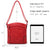 VONMAY Large Crossbody Bags for Women Triple Zip Pocket Cross Body Purses and Handbags