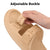 VONMAY Slides Sandals for Women and Men Sandals Soft Thick Sole Adjustable Pillow Sandals with Double Buckle