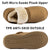 VONMAY Men's Faux Fur Suede House Bootie Slippers Memory Foam Slippers Anti-Skid Winter Boot Indoor Outdoor