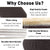 VONMAY Men's Faux Fur Suede House Bootie Slippers Memory Foam Slippers Anti-Skid Winter Boot Indoor Outdoor